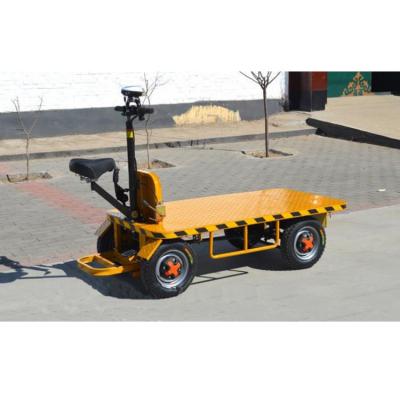 China Transfer Materials Cargo Transport Trolley High Load Flat Car Electric Cargo Transport Vehicles for sale