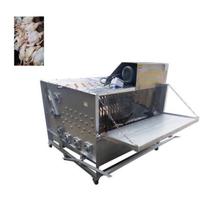 China Customized best slaughter line price slaughtering equipment factory wholesale price duck plucking feather removal/fur cleaning machine for sale