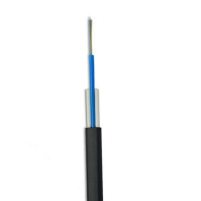 China Outdoor Telecom Mini ADSS Fiber Optic Drop Cable Fiber Optic Flat Span GYFXTBY G652D 120m Aerial Network Flat Cable 2/4/6/12 Cores FTTH for sale