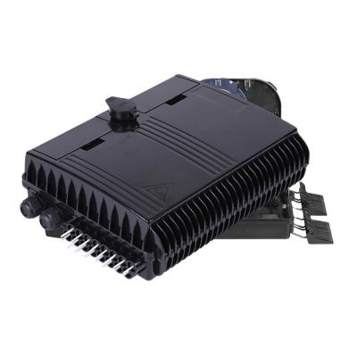 China Indoor FTTH FTTB FTTX 2x16 Fiber Optic Distribution Box 2 Input 16 FTTH Terminal Box Left Splice Box for sale