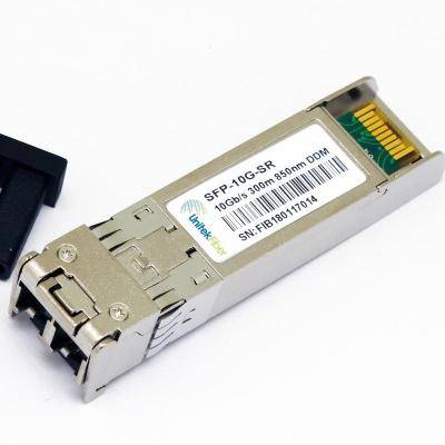 China Telecom Communication Single Mode 10g SFP+ SR/LR/ER/ZR HPE Optical Transceiver Module With Dual LC 80km Connector 10km 40km for sale