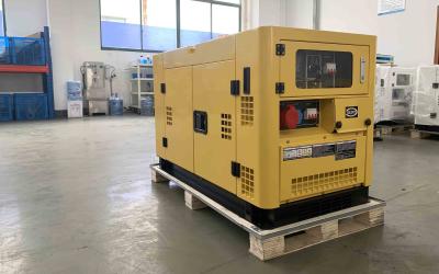 China 12Kw Diesel Genset 2 Cylinder AC Three Phase Super SilentDiesel Generator for sale