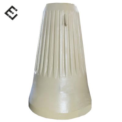 China Mineral Mining Wear Resistant Rotary Cone Spare Parts Concave Mantle for sale