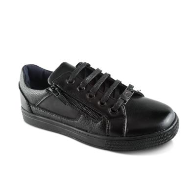 China Winter Anti-odor Anti-odor Boy Flat Loafers PVC Men School Leather Casual Shoes for sale