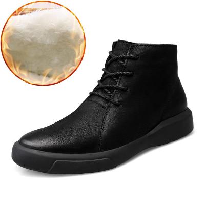 China New autumn and winter original men's waterproof leather boots fashion casual men's leather shoes boot for sale