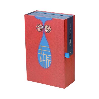 China 2022 New Book Storage Box Recyclable Shaped High Quality Layered Luxury Multilayer Gift Box With Ribbon for sale