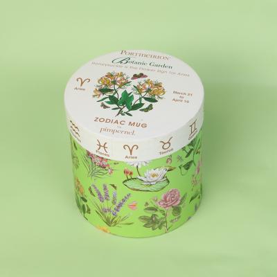 China Recyclable Decorative Cylindrical Paper Box Cylinder Tube Supplier Green Cylinder Shaped Gift Box Paper Box Cylinder Tube Supplier for sale