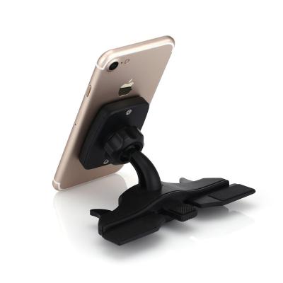 China Universal Height Adjustable 360 ​​Degree Rotation Car Cd Slot Mount Stand Holder For Phone Tablet for sale