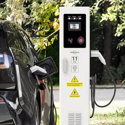 China EV Charging Solution AC 11KW Charging Station For Electric Car EV Fast Charger Floor Standing GNS3-ENCAC011 for sale