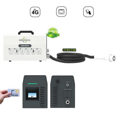 China Evse CCS2 CCS1 Chademo GBT Exchangeable RFID Adapter CE Certified OCPP 30kW Portable DC Electric Car Charger For Outdoor GNP-DC030A for sale