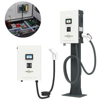 China DC EVSE GN-ENCDC020-30K Wall-box 20 kW Sensitive Appearance EV Charger Easy Installation Electric Vehicle Charging Station for sale