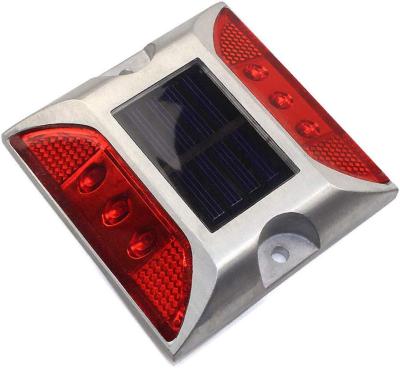 China Colorful Solar Garden Pathway Road Marker Lamp 6LED Road Stud Light with Waterproof IP65 for sale