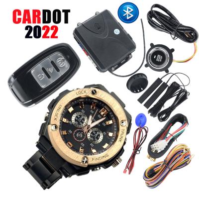 China Universal Watch Key Start Stop Engine Cardot Electronics Decoration Push Button Start Watch Smart Car Key Alarm Auto Car Accessories for sale