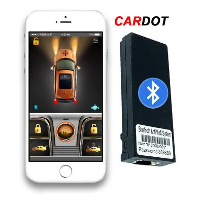 China Invisible car engine immobilizer system cardot car security alarm system mobile phone app control for sale