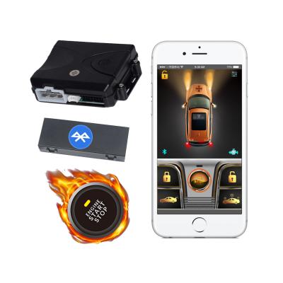 China The Gps Output can work with our Gps Module Drop Shipping KOL Cardot Smart Keyless Entry System KOL Cardot Push Button App Control Digital Key Car Alarms for sale