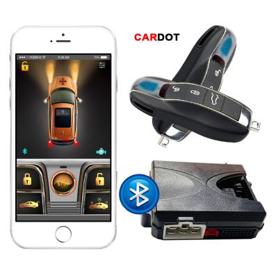 China BT App Digital Key Lock Open Drop Shipping New Pke Passive Car Alarm System KOL Keyless Entry System With Remote Start Stop Smart Key Alarm for sale