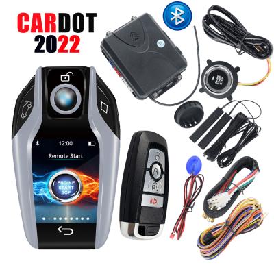 China Passive Keyless Smart Phone Auto Stop Start Alarm Car Cardot Central Entry Lock Supporting ISO or Android Mobile Car Alarms for sale