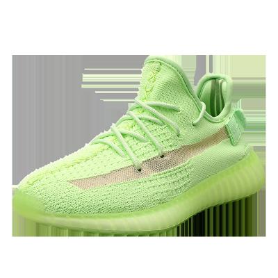 China Cushioning 2021 New Thoughtful Color Yeezyy Original Green 350 V2 Shoes Men Knitting Sepatu Casual Sneakers Running Yeezys Unisex Shoes for sale