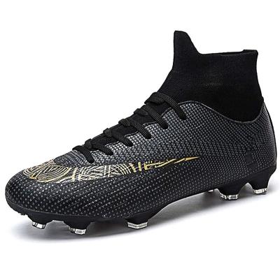 China Fashion Wear-Resistant Comfortable Non-Silp High Top Style Soccer Shoes New For Sale Cheap Price Mens Soccer Boots FG Soccer Cleats Athletic Shoe Competition Training for sale