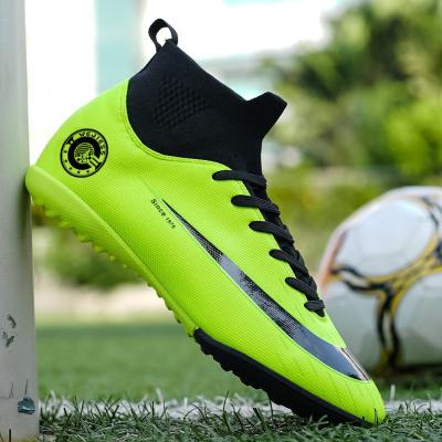 China Fashion\Non-slip Football Boots Logo Men Soccer Shoes Ultralight Football Boots Custom Sneakers Comfortable\Durable AG/TF Boys Boots High Boots Football Shoes for sale