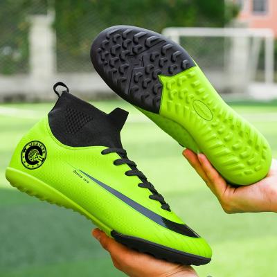 China New Arrival Fashion \ Comfortable \ Durable Mens Soccer Boots Soccer Shoes Ultralight Soccer Boots Boys Sneakers Anti-Slip AG/TF Soccer Cleats High Ankle Boots Soccer Shoes for sale