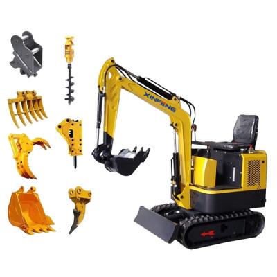 China Factory 1 Ton Mini Excavator 0.8ton 1ton With Euro V Emission Engine Minibagger for sale