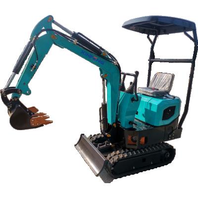 China Hotels Earth Compact Hydraulic Crawler Traveling Machinery Digger 1 Ton Mini Mini Excavator For Sale for sale