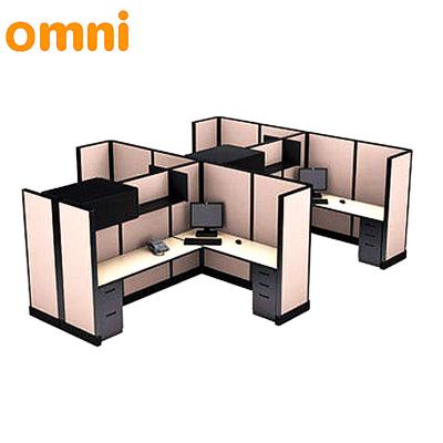 China Hot Sale Commercial Wholesale China Wholesale Low Price Commercial Aluminum Furniture Frame MDF Panel Office Cubicle Workstation Desk for sale