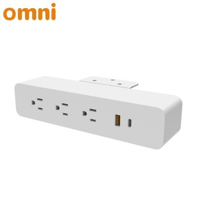 China Residential / Multi-Purpose Under Lift Table Power Outlet US Power Bar Socket Desktop Power Strip for sale