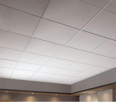 China Artistic Ceilings PVC Laminated Gypsum Ceiling Tiles With Taped Edge for sale