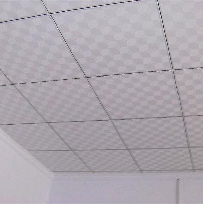 China Artistic Ceilings Decorative PVC Fireproof Paper Laminated False Gypsum Boards Ceiling Tiles for sale