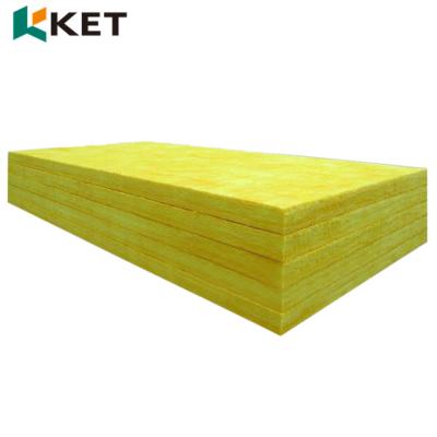 China Building Density 48kg /m3 Acoustic Thick Glass Wool Noise Insulation 50mm Fiberglass Wool Board for sale