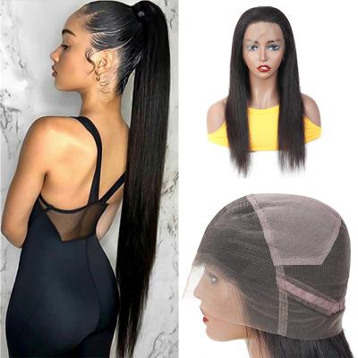 China Silky Straight Wave Glueless 30 In 360 Brazilian Blonde Peruvian Seller 613 Wigs With Baby Hair 100% Hd Transparent Full Lace Hair Wig for sale