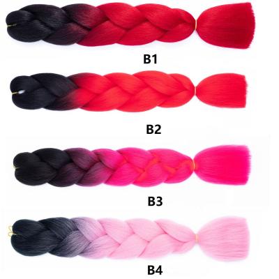 China Wholesale Deep Loose Ombre High Quality Jumbo Braid Raw Material Raw Material Extension Hair Wave Hair For Braiding for sale