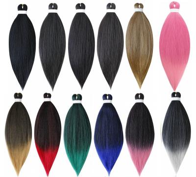 China Dingjun Silky Straight Wave 26 Inch Easy Braids Synthetic Hair Bulk Elephant Crochet Hair Braiding Extensions For Black Women Braided Hair Bundles for sale