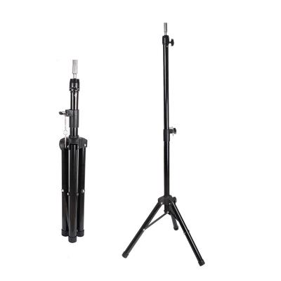 China 2021 Hairdressing Tripod Tripod Stand For Canvas Block Head Adjustable Wig Stand Main Stand For Cosmetology Hairdressing Training Practice Stan Wig for sale