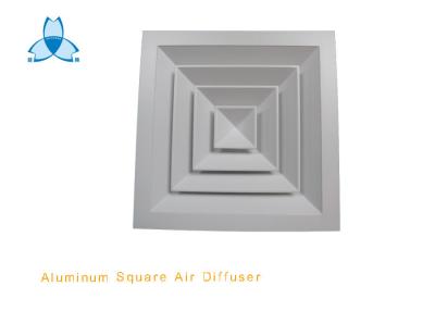 중국 공급 기류를 위한 4가지 방법 낮은 저항 천장 공기 유포자 450x450mm 적합 판매용