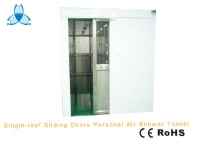 China Straight Through Painted Steel Clean Room Air Shower With Stainless Steel 304 Doors for sale