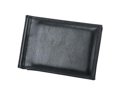 China Hold Money Large Capacity Money Clip Unisex Genuine Leather Wallet For Men for sale