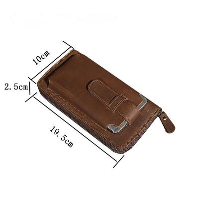 China New Novelty RFID Promotional Hot Import Products Genuine Leather Wallet For Men for sale