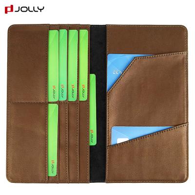 China Custom Leather Passport PU Travel Wallet Rfid Passport Holder for sale