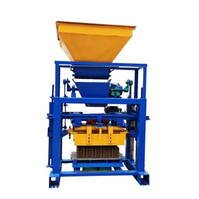 China High Efficiency Low Cost QT4-35 Manual Concrete Interlocking Paving Blocks Making Machine for sale