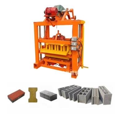 China High Efficiency Low Cost Easy Operate QT40-2 Small Concrete Block Machine To Produce Strong Cement Pavement Brick Stones for sale