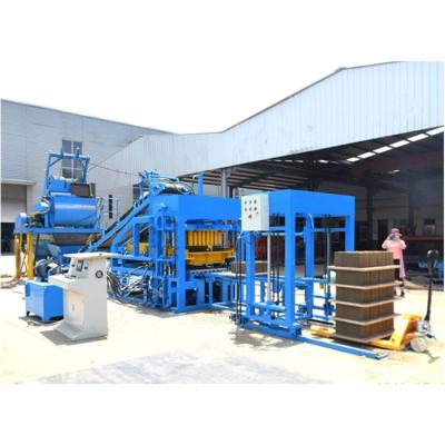 China Building Material Shops Briks Making Machine QT4-16 Automatic Cement Brick Concrete Block Making Machine Sale In Kenya for sale