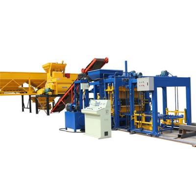 China Building Material Stores Cement Machinery QT8-15 High Output Brick Paving Machines Automatic Concrete Block Machine Brick Making for sale