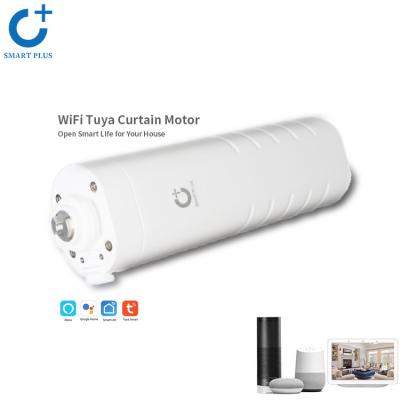 China Automatic Motor Electric Smart Home Vintage Tuya WiFi Curtain Google Alexa Motorized Smart Curtain Remote Control Home for sale