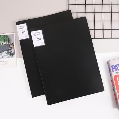 China Protect Documents A3 Size PP Presentation Display Book Folder 20/30Pocket Plastic Clear Art Portfolio Book School Supplies Folder for sale