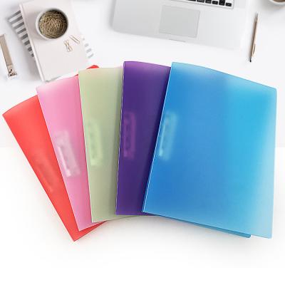 China Office Stationery PP Recyclable Steel Clip Folder Recyclable Steel Clip Folder A4 Clip Folder Single Side Strong Clip File Archive Folder for sale