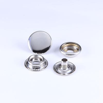 China Washable Taiwan Made 15mm Brass Snap Fastener 4 Part Snap Buttons for sale