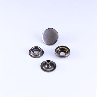 China Small snap fastener 12.5mm nickel free brass 4 part snap buttons for sale